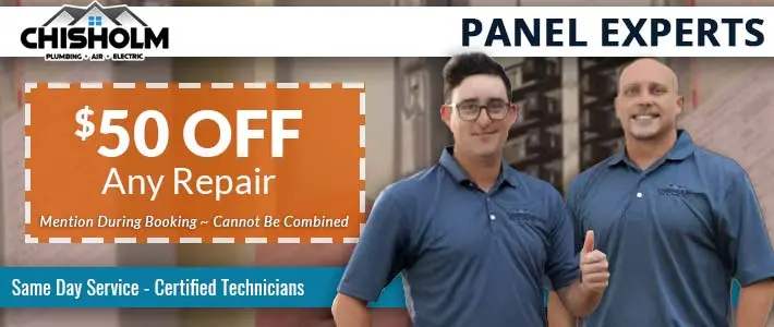 greenville Panel Install  Chisholm Plumbing, Air & Electric
