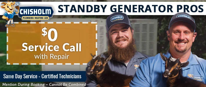 greenville Generators Chisholm Plumbing, Air & Electric